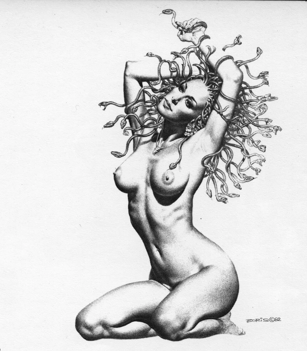 Kneeling Medusa